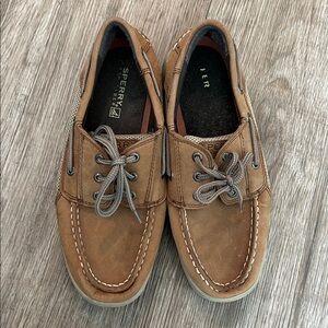 Sperry Kids Tan Boat Shoes